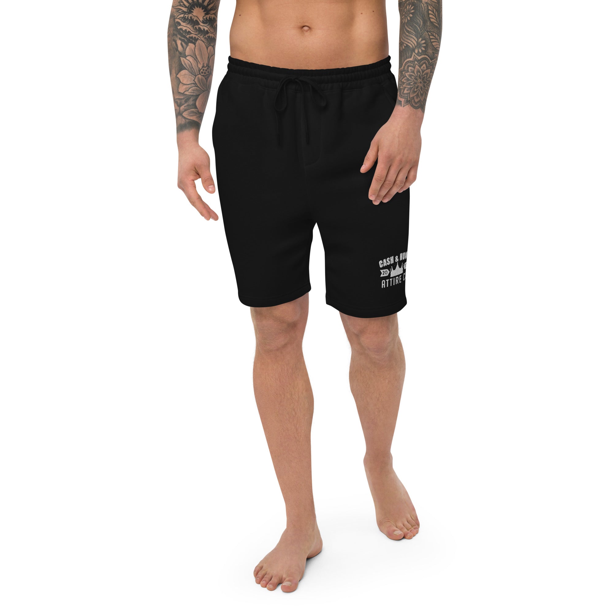 Logo Men's fleece shorts