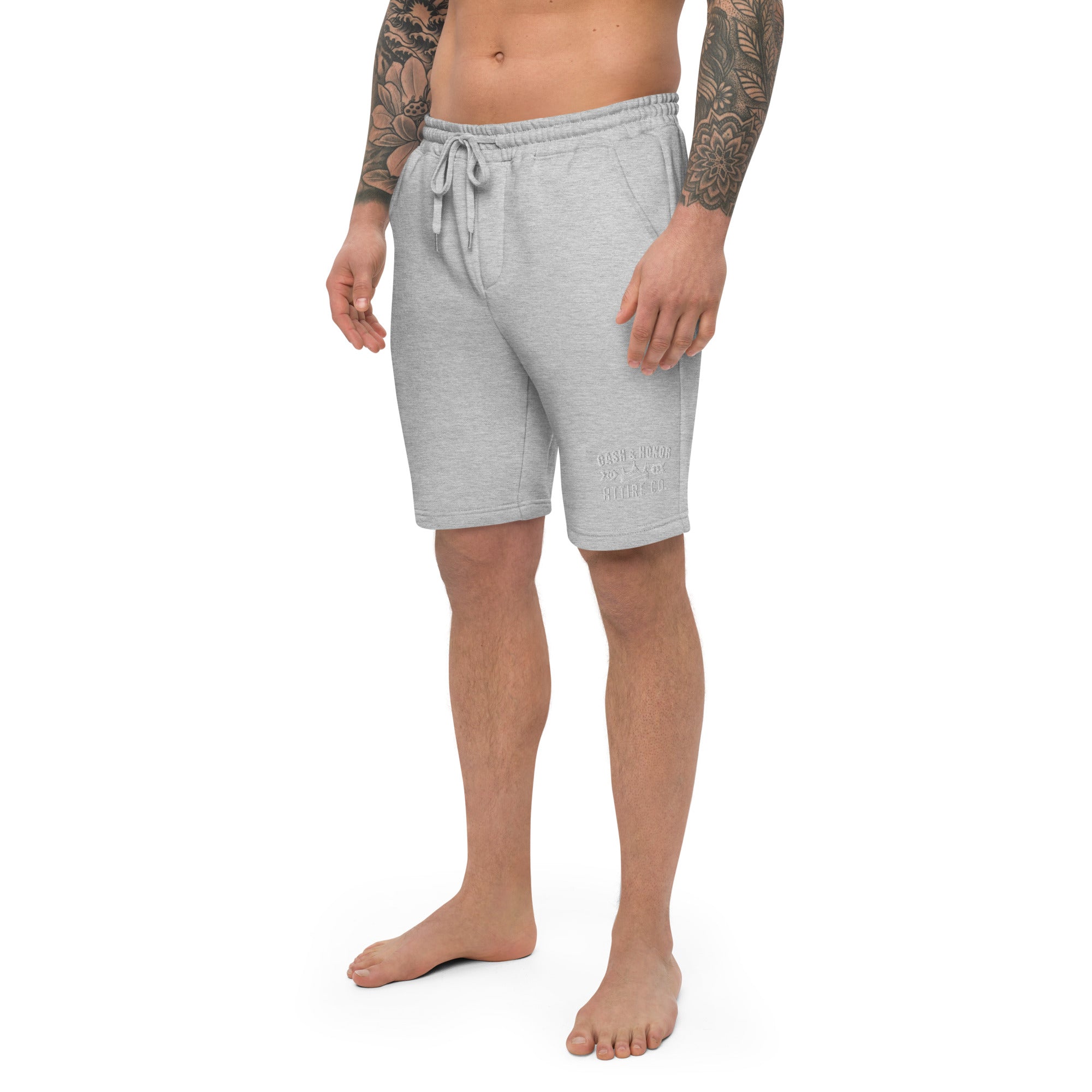 Logo Men's fleece shorts