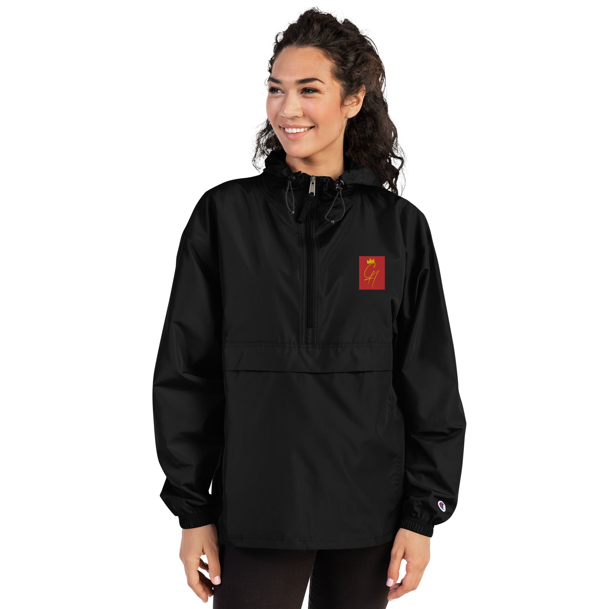 CH Crown Embroidered Champion Packable Windbreaker