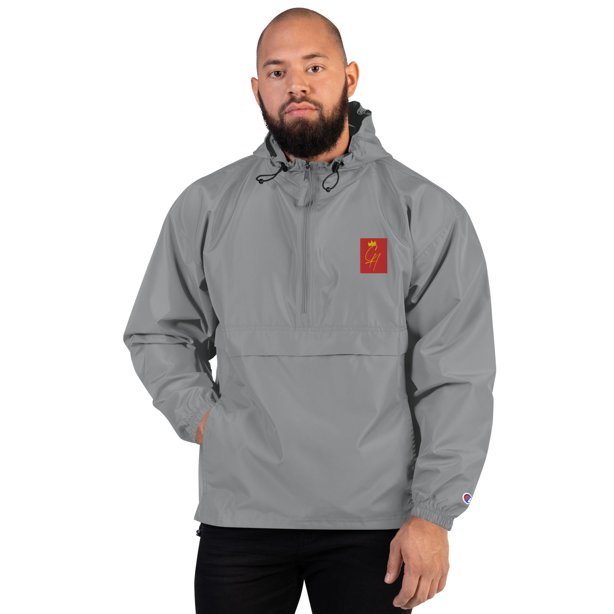 CH Crown Embroidered Champion Packable Windbreaker