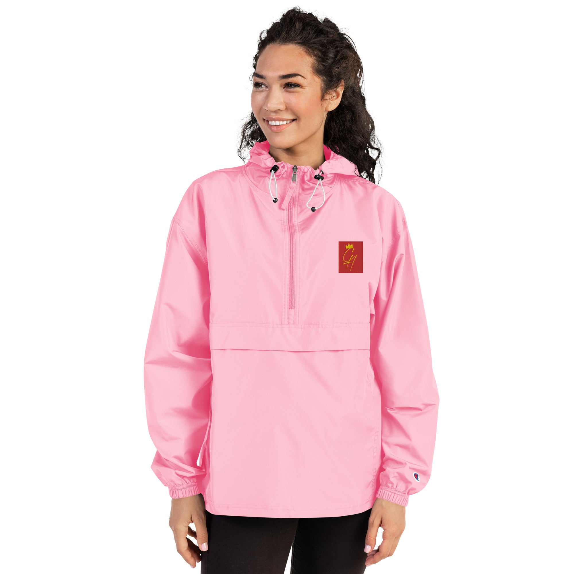 CH Crown Embroidered Champion Packable Windbreaker