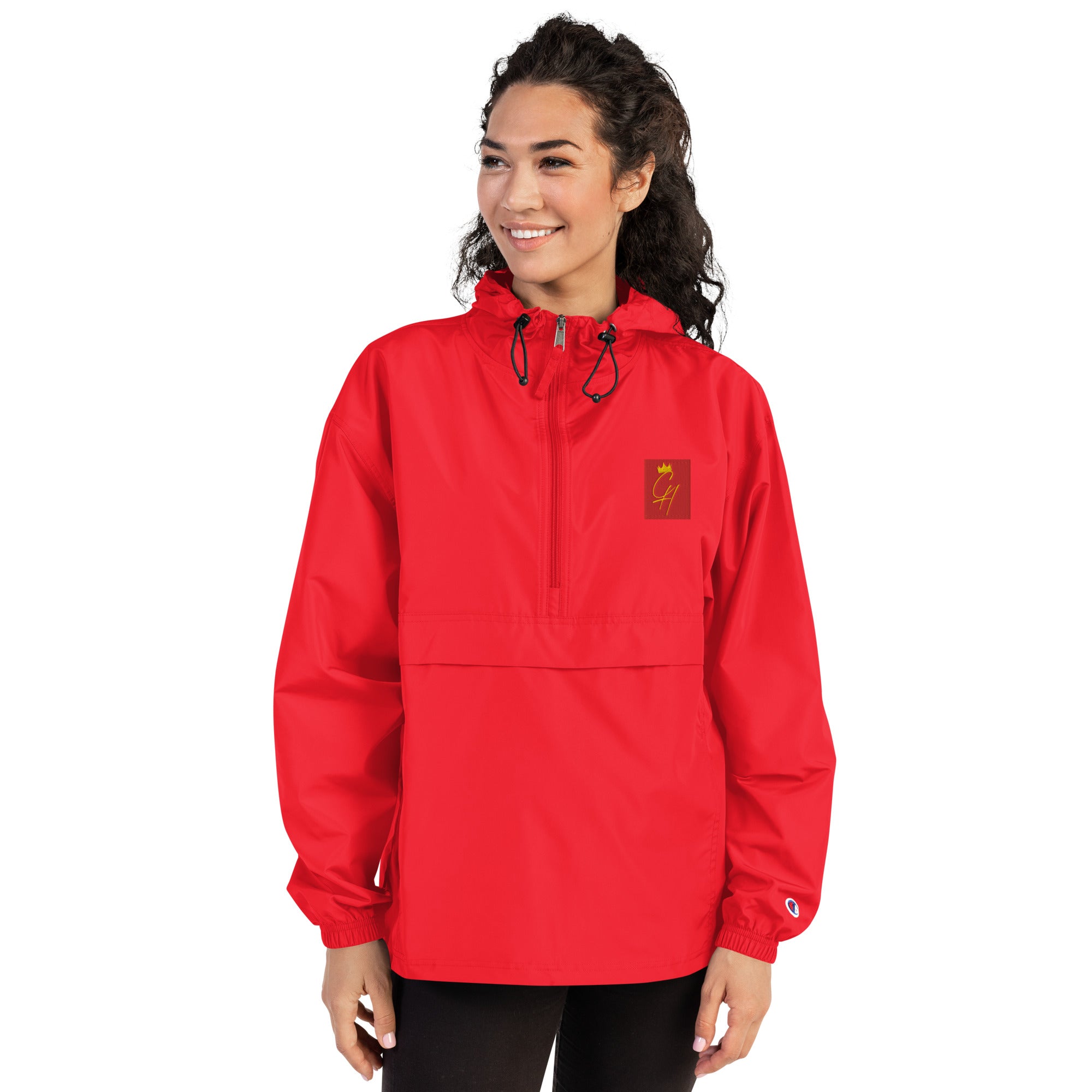 CH Crown Embroidered Champion Packable Windbreaker