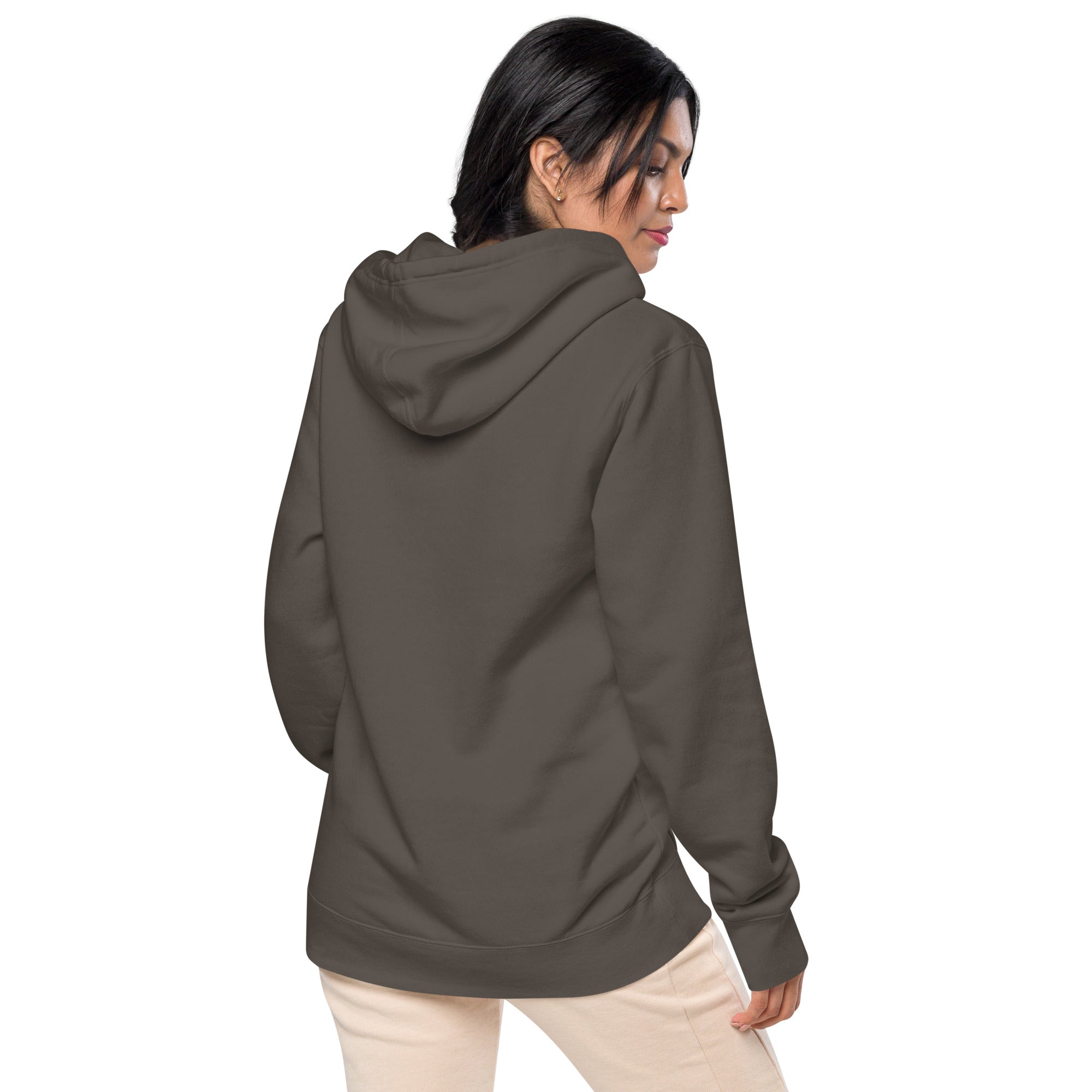 Logo Unisex pigment-dyed hoodie