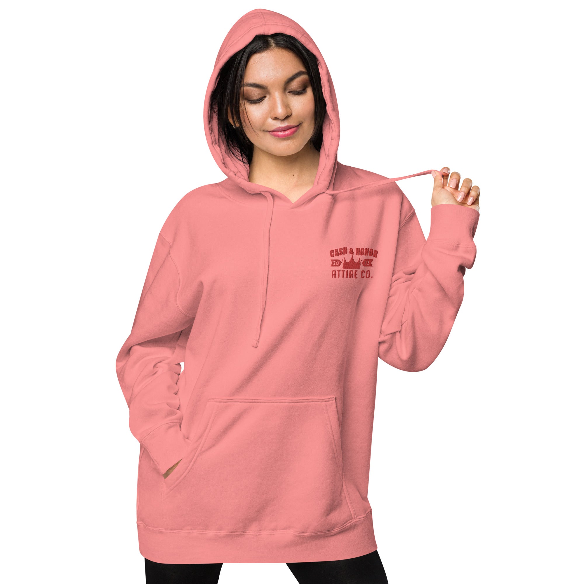 Logo Unisex pigment-dyed hoodie