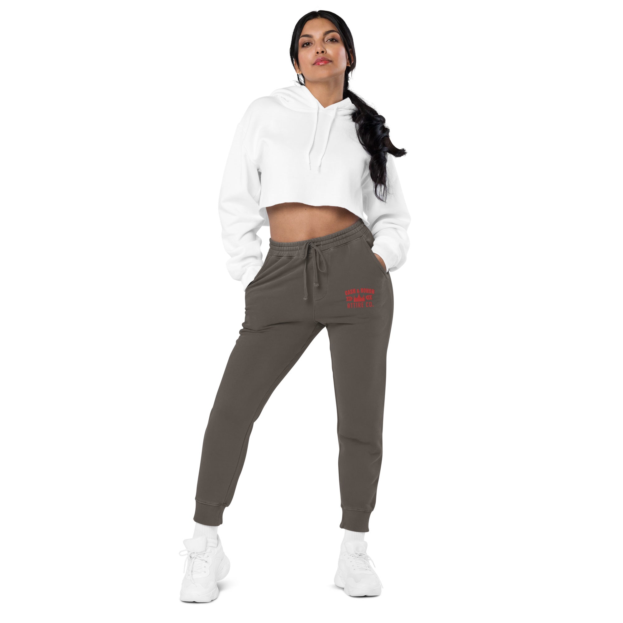 Logo Unisex pigment-dyed sweatpants