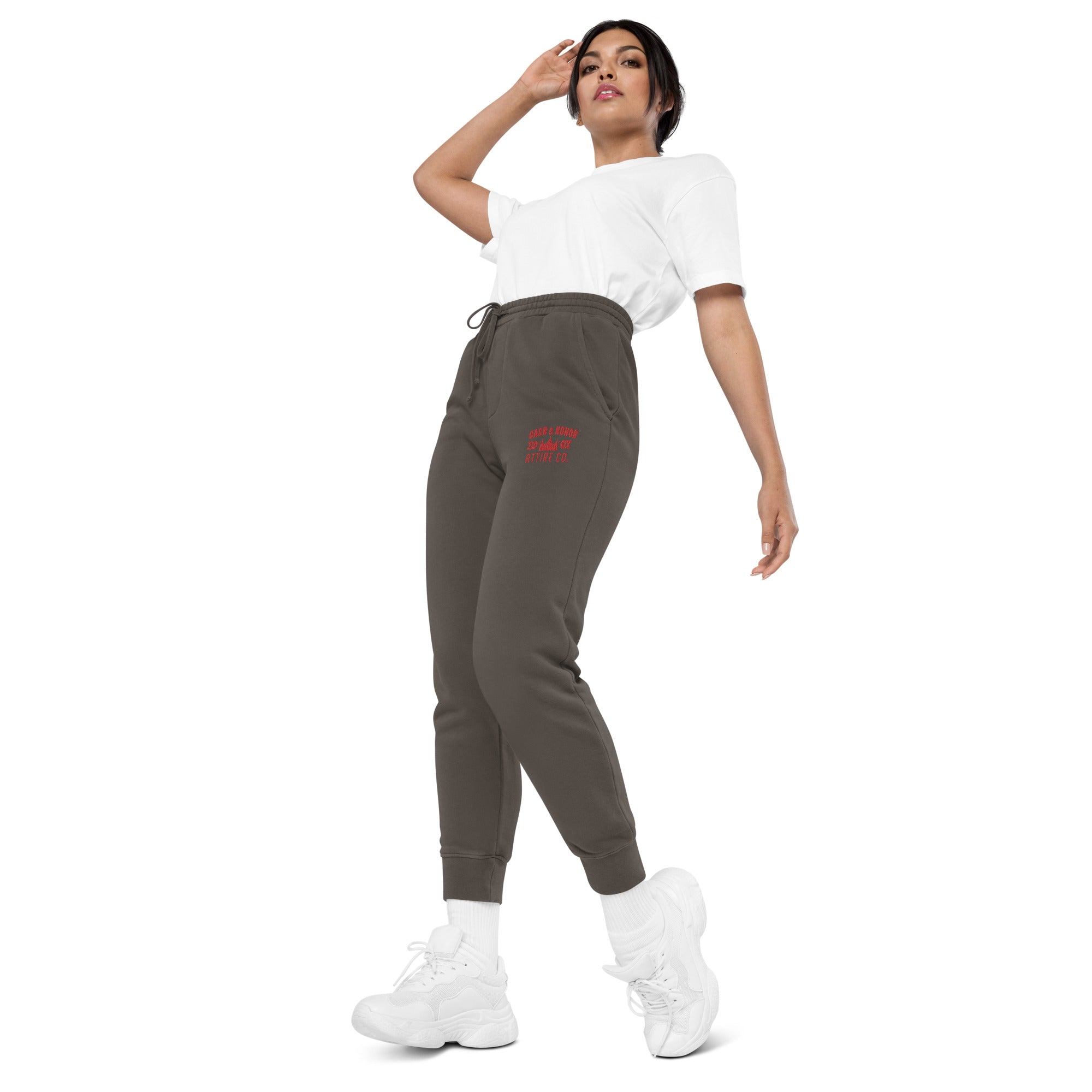 Logo Unisex pigment-dyed sweatpants
