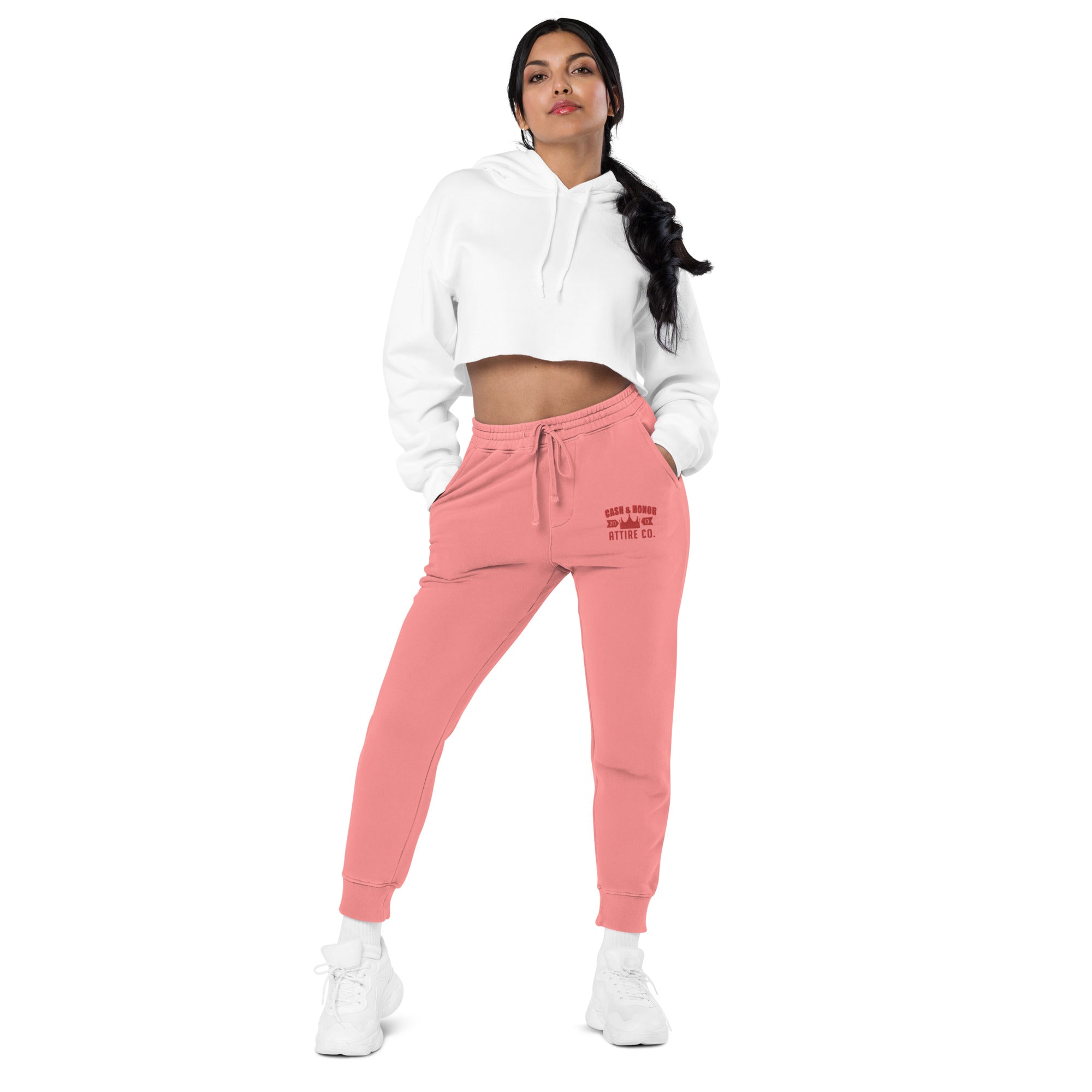 Logo Unisex pigment-dyed sweatpants