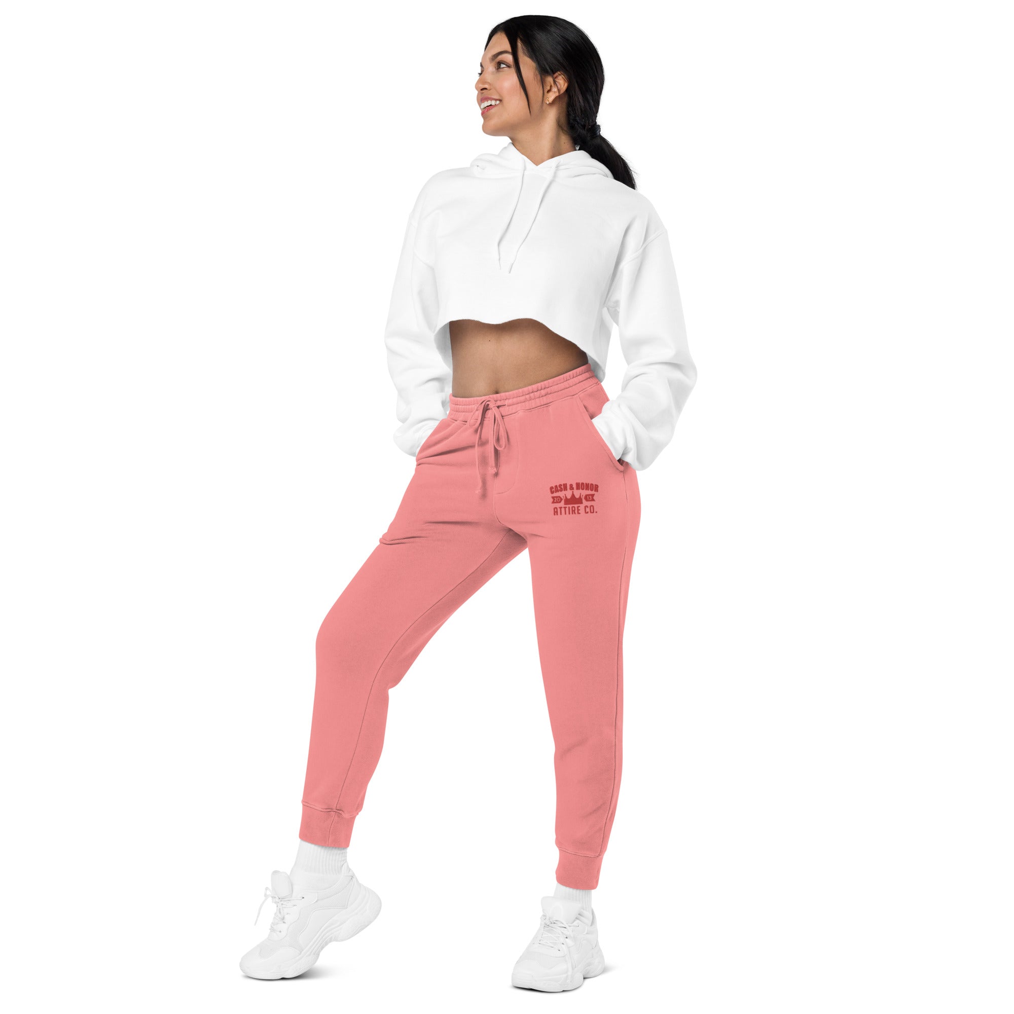 Logo Unisex pigment-dyed sweatpants