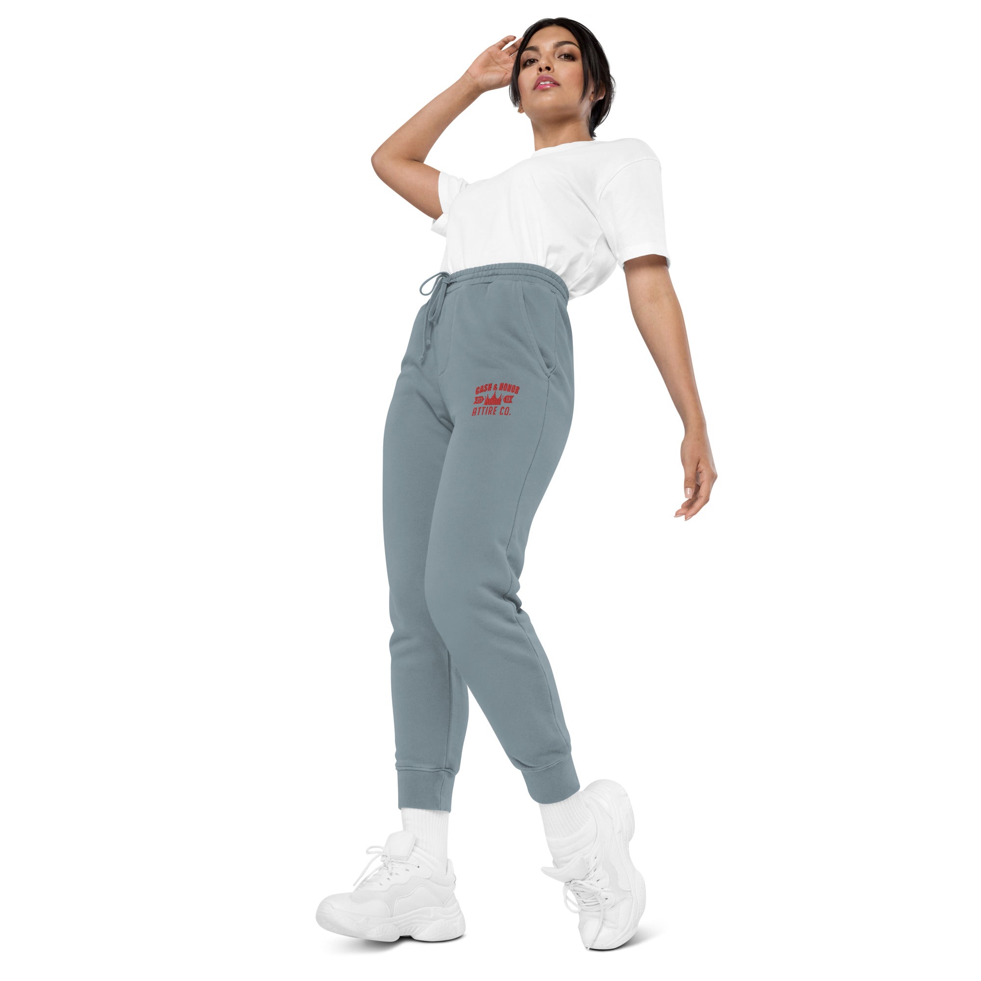 Logo Unisex pigment-dyed sweatpants