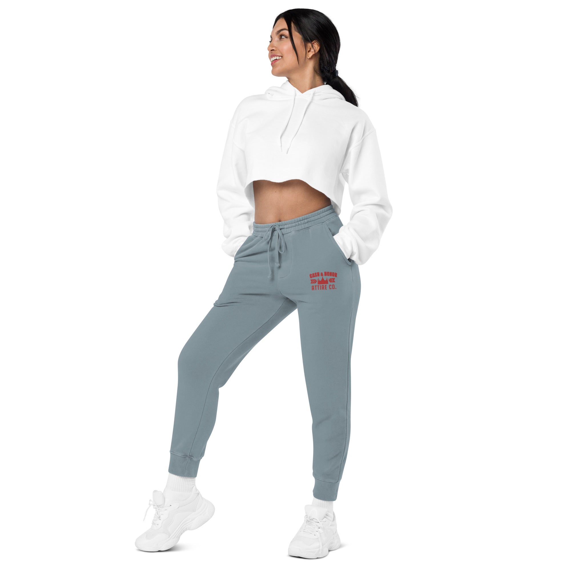 Logo Unisex pigment-dyed sweatpants