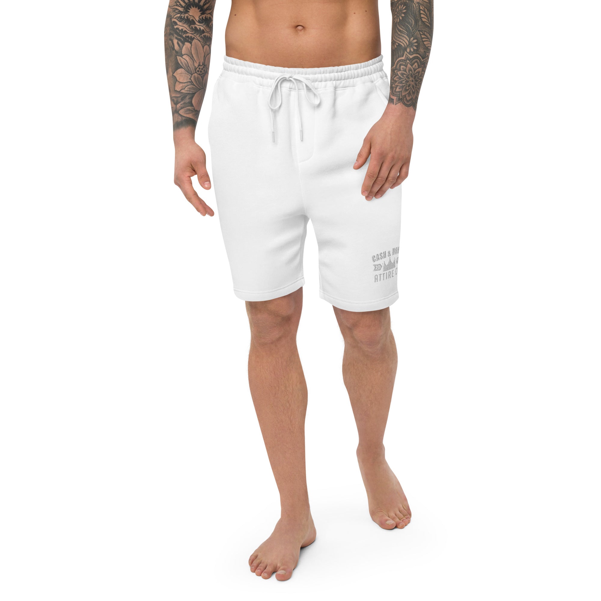 Logo Men's fleece shorts