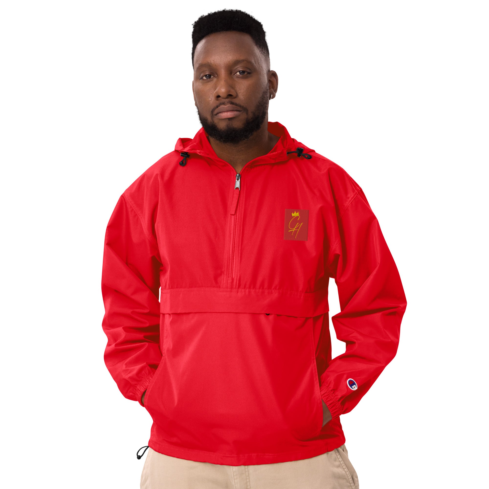 CH Crown Embroidered Champion Packable Windbreaker